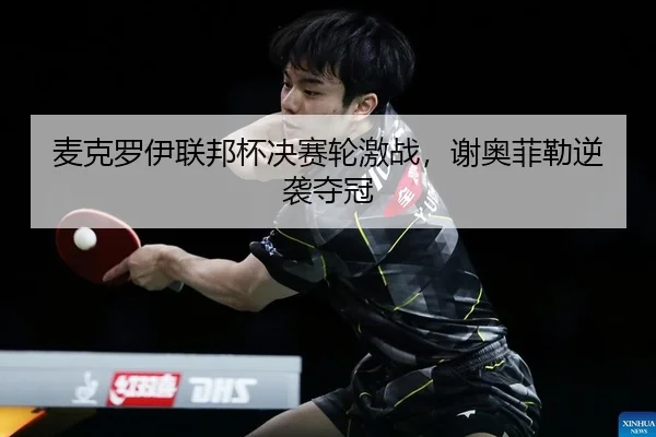 麦克罗伊联邦杯决赛轮激战，谢奥菲勒逆袭夺冠